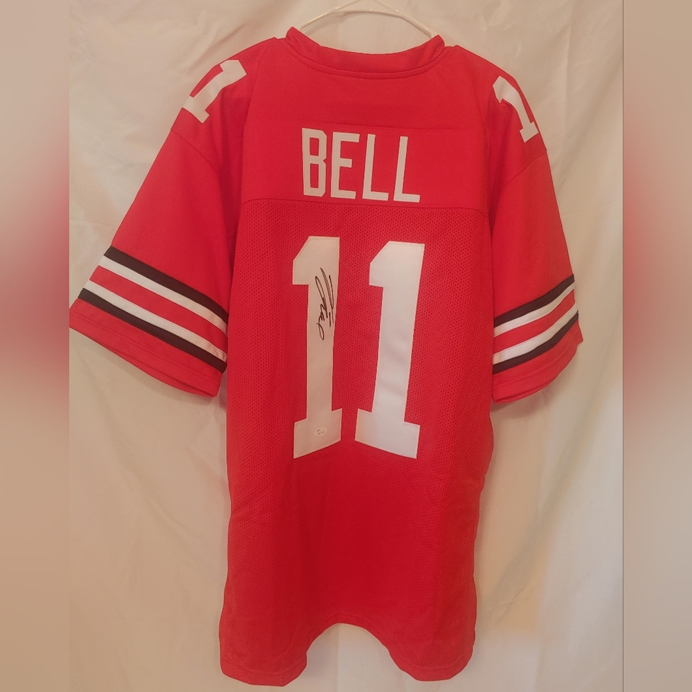 Amazing Cond The Ohio State U Vonn Bell Signed JSA Authenticated #11 Home Jersey